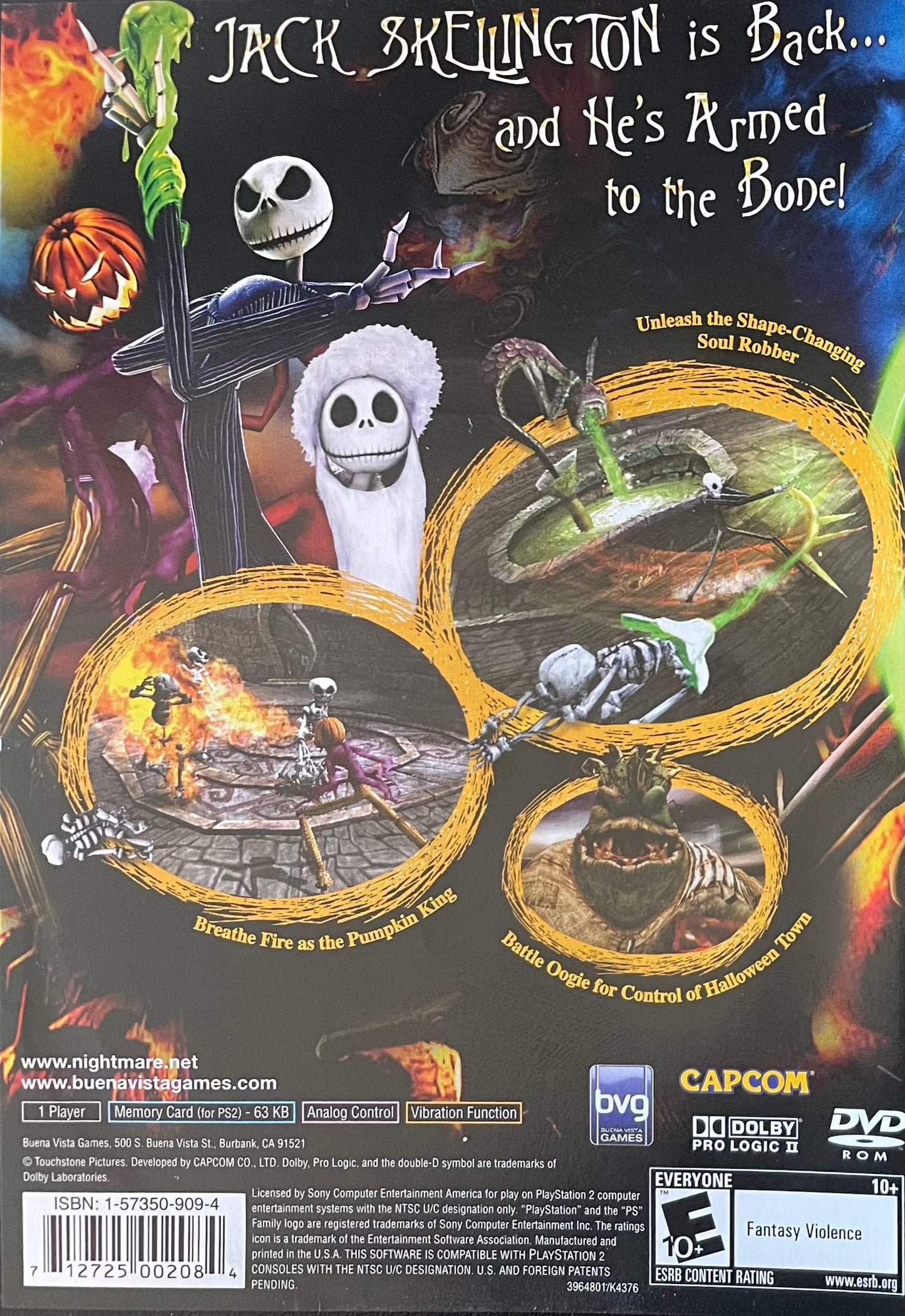 Nightmare Before Christmas: Oogie's Revenge Playstation 2