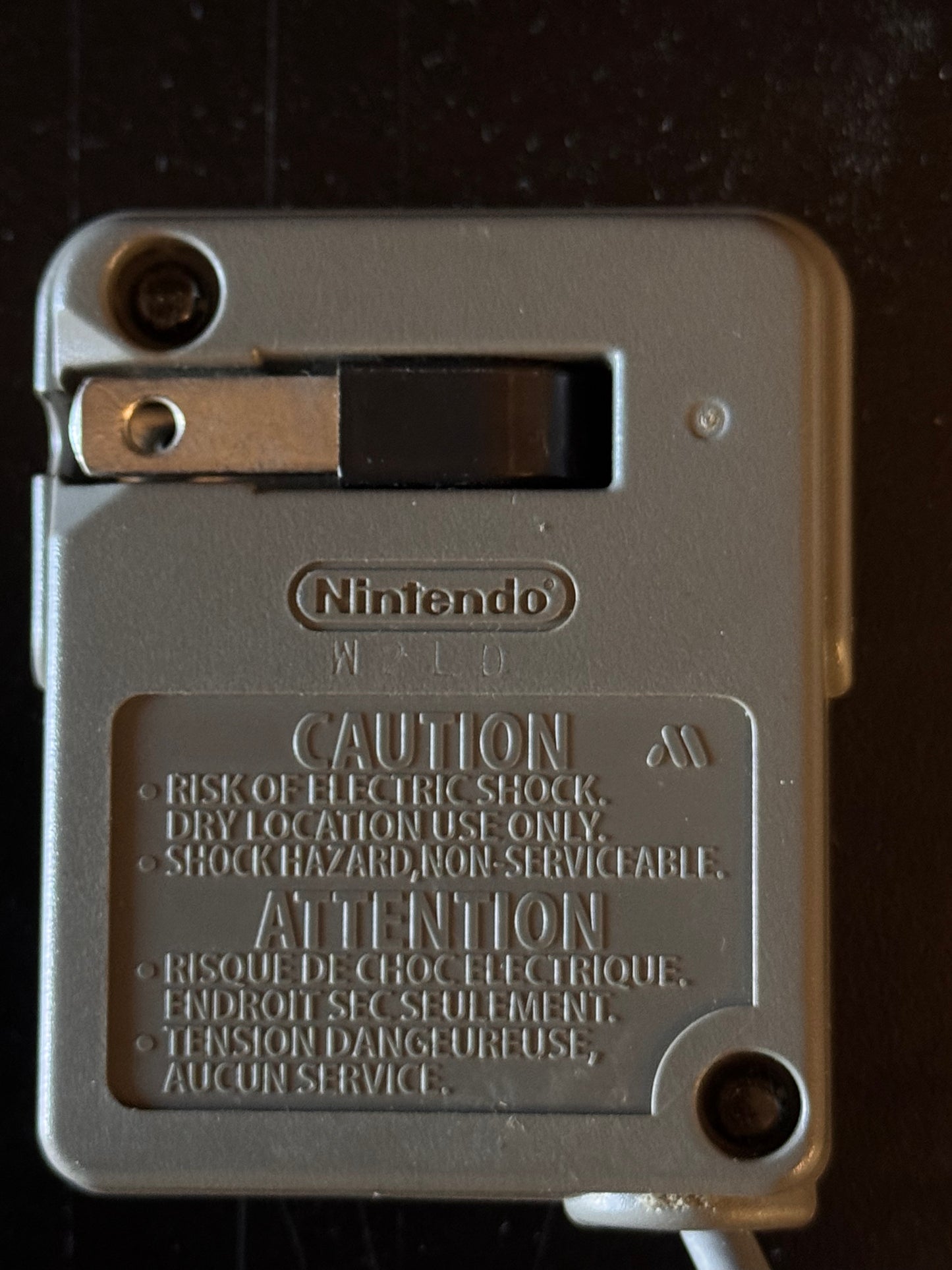 Nintendo Game Advance AC Wall Charger Adapter for AGB-008 (AGB-009)