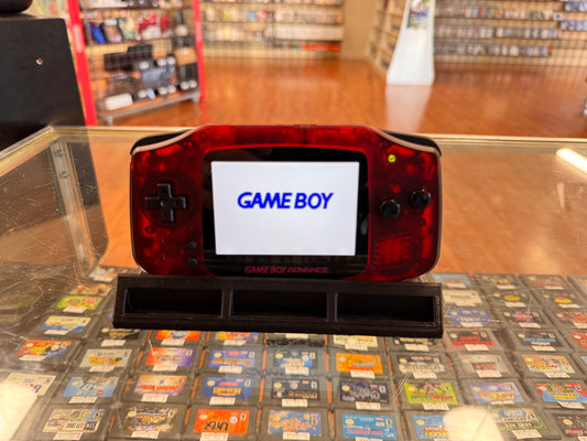 Red Reshell IPS Modded System [AGB-001] GameBoy Advance