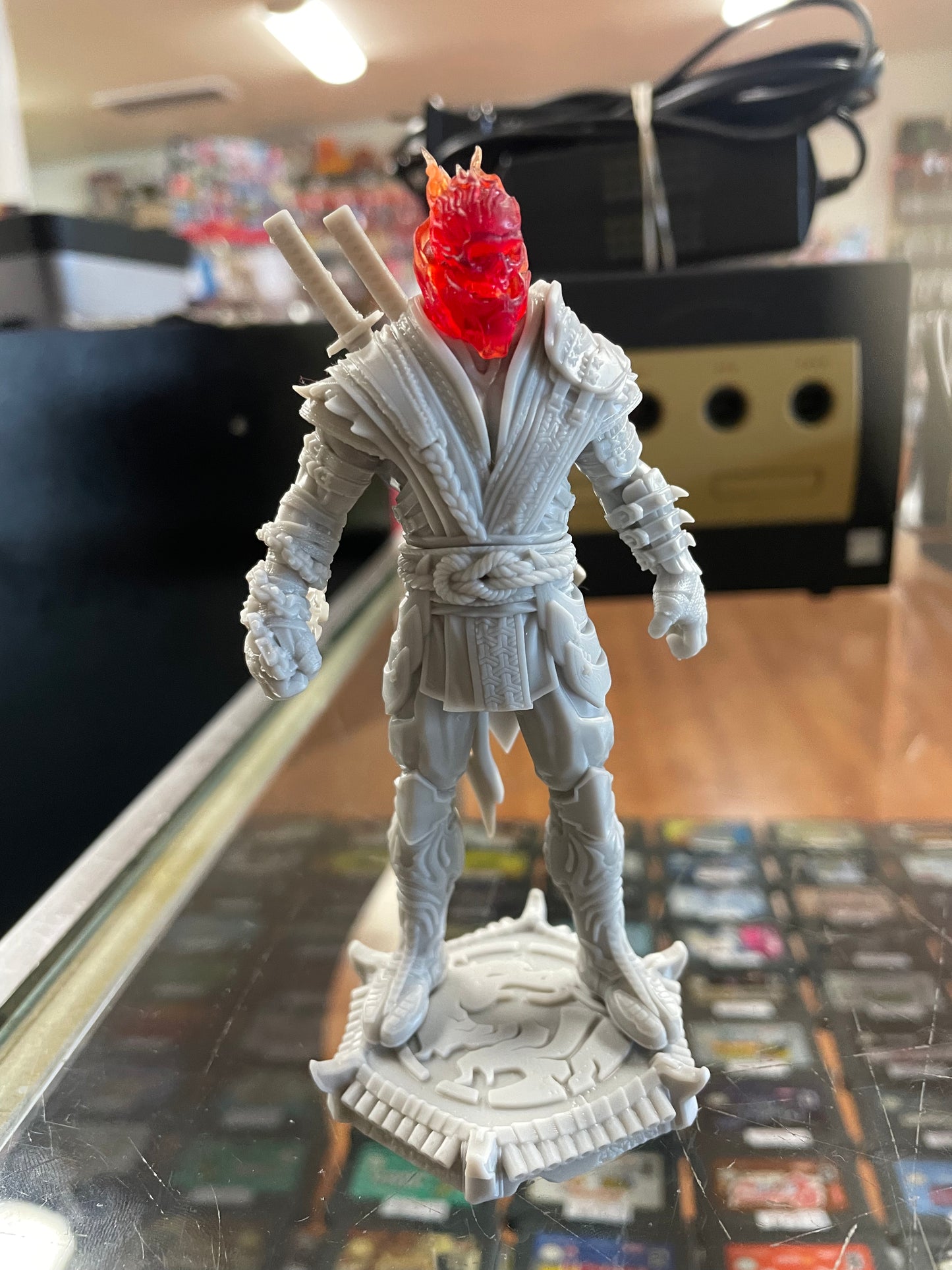 3.5 in 3D Printed Mortal Kombat Figure Scorpion