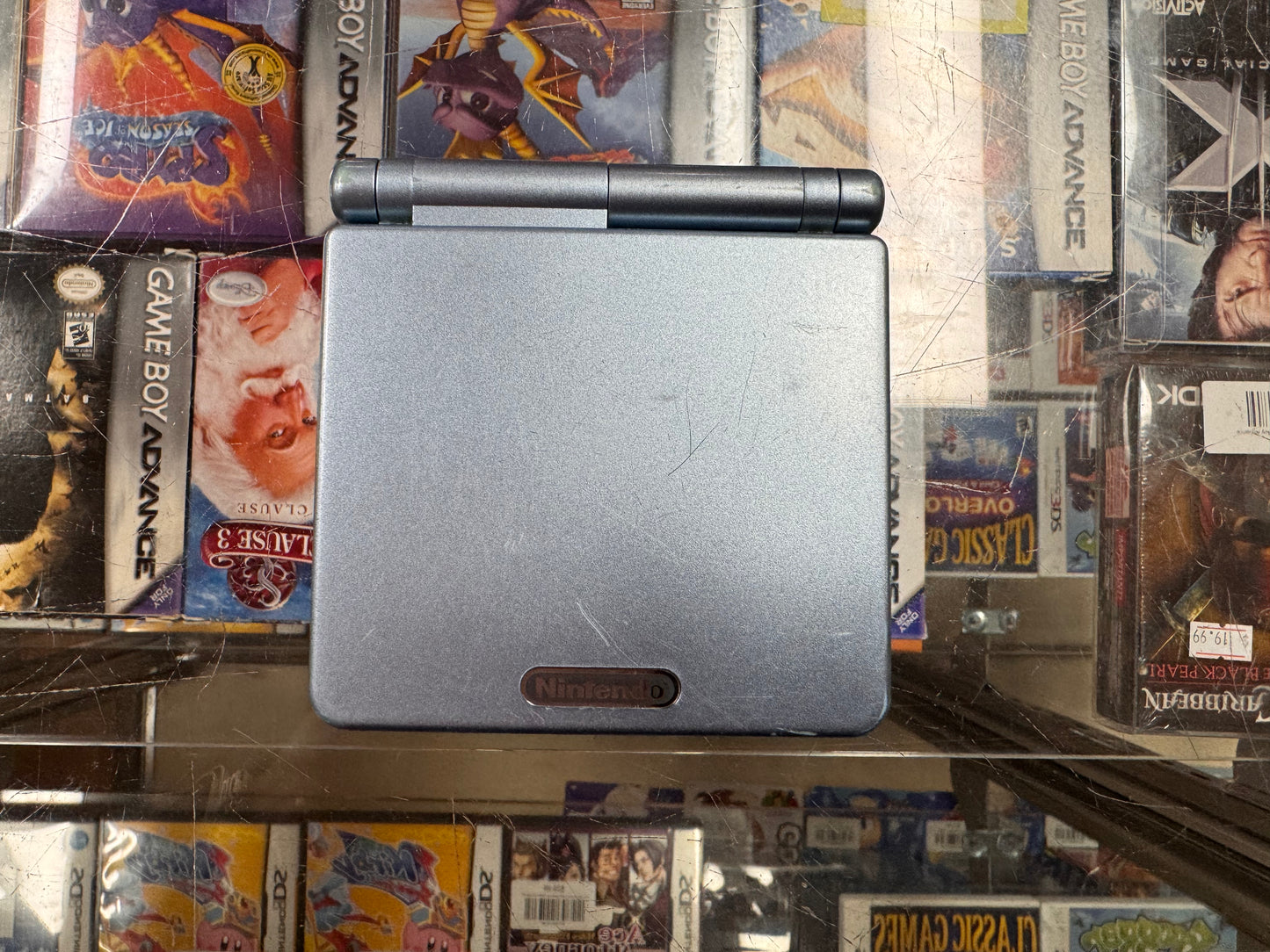 Pearl Blue GameBoy Advance SP [AGS-101] GameBoy Advance