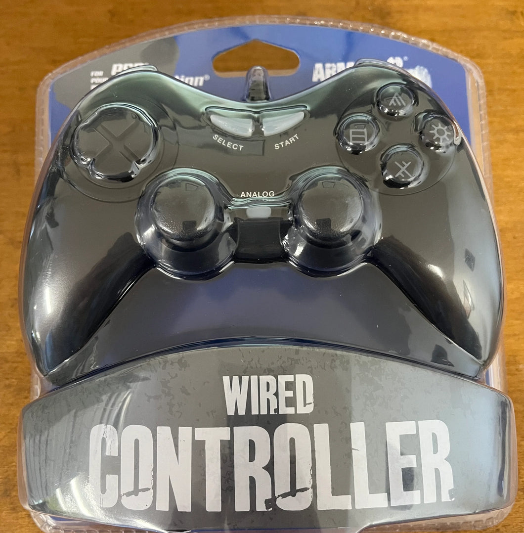 Armor 3 PS2 Wired Controller - Black (Third Party)