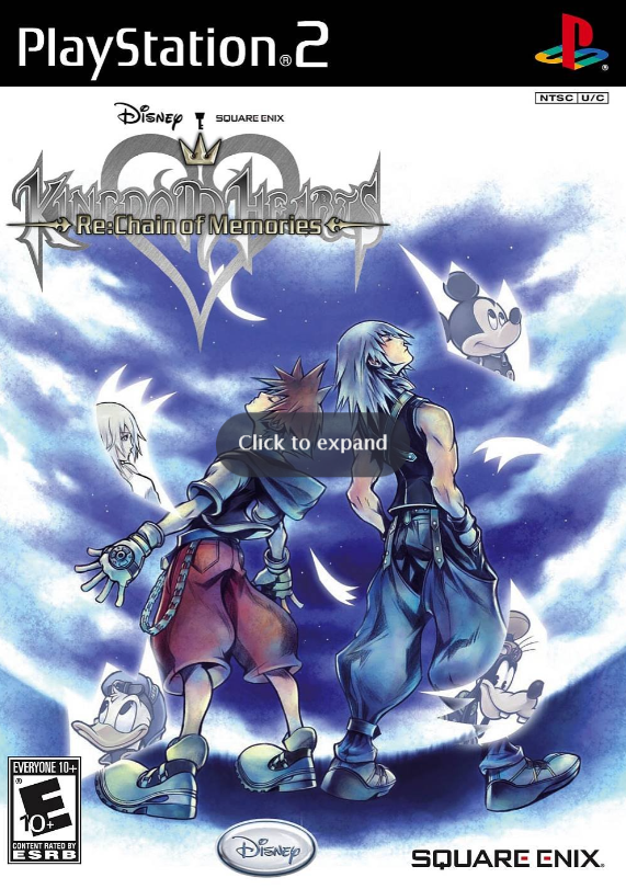 Kingdom Hearts RE Chain Of Memories Playstation 2