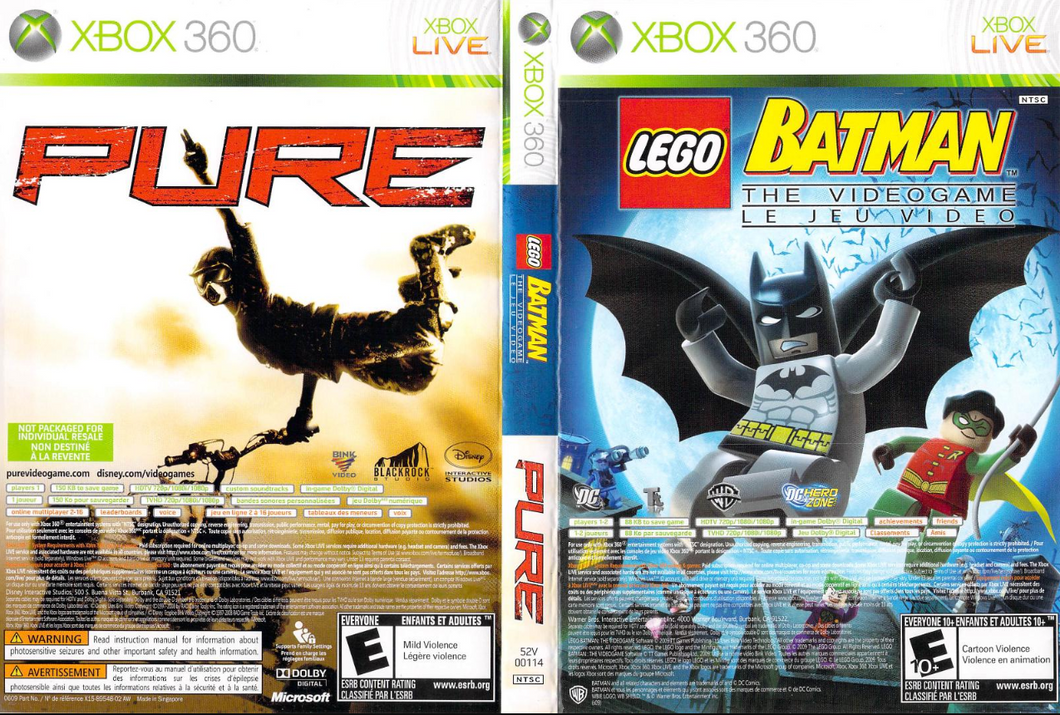 LEGO Batman & Pure Double Pack Xbox 360