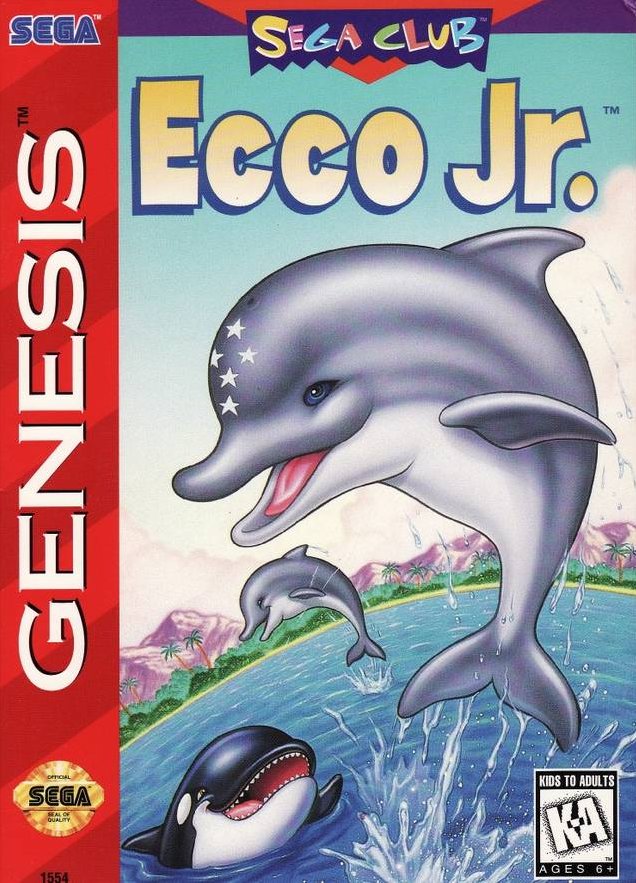 Ecco Jr Sega Genesis