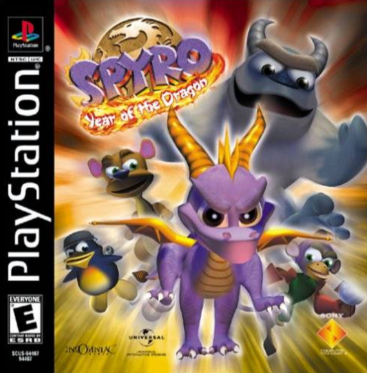 Spyro Year Of The Dragon Playstation