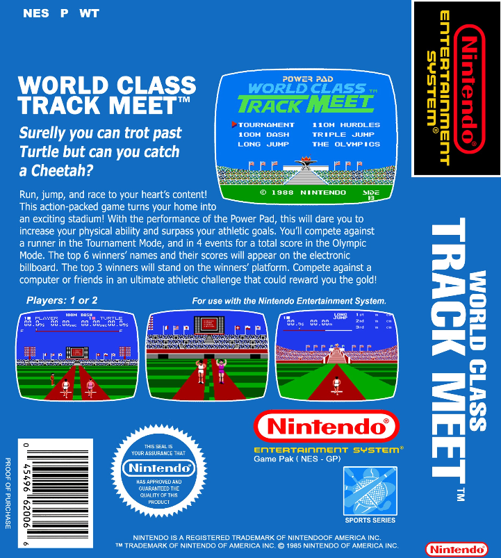 World Class Track Meet NES