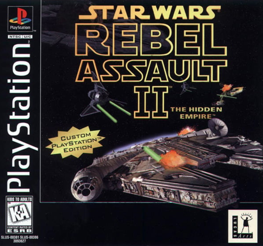 Star Wars Rebel Assault 2 Playstation