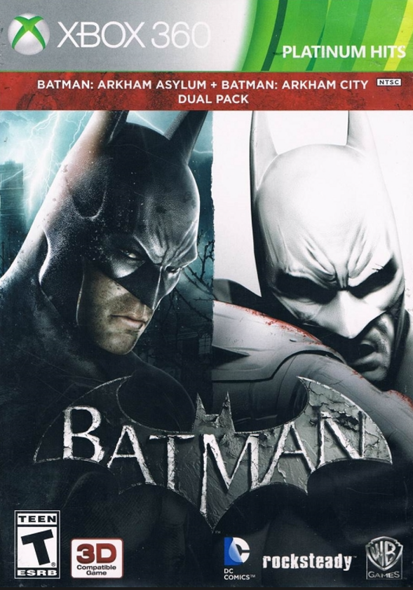 Batman: Arkham Asylum and Batman: Arkham City Dual Pack Xbox 360