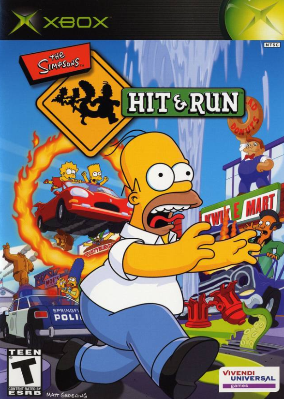 Simpsons: Hit and Run Xbox
