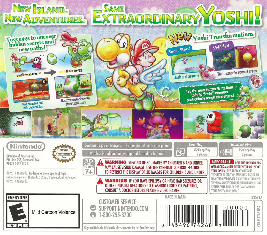 Yoshi's New Island Nintendo 3DS