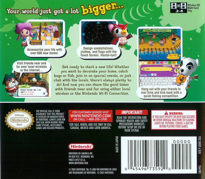 Animal Crossing Wild World Nintendo DS