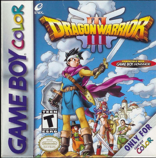 Dragon Warrior III GameBoy Color