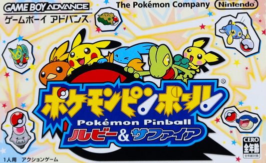 Pokemon Pinball: Ruby & Sapphire JP GameBoy Advance