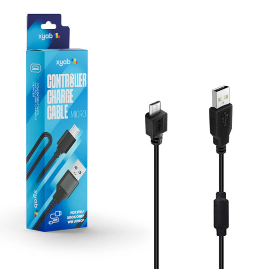 Replacement controller data cable to charge Sony PS4 and Microsoft Xbox One wireless controllers