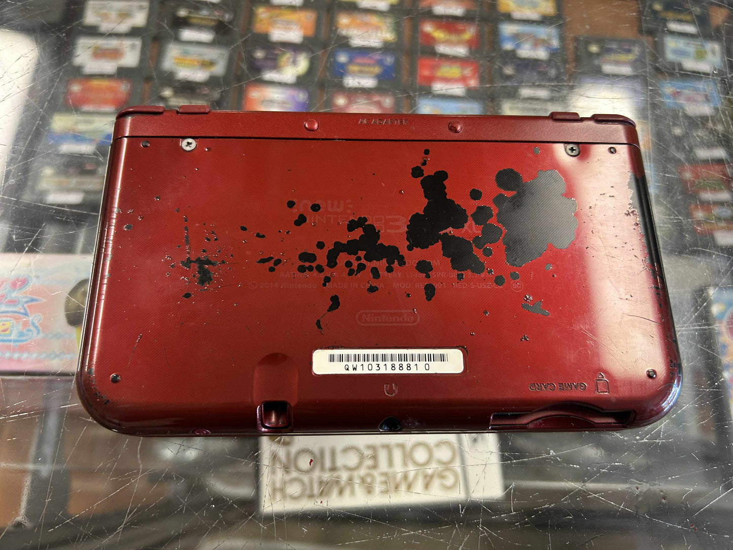 Red New 3DS XL With Pokemon Games Nintendo 3DS