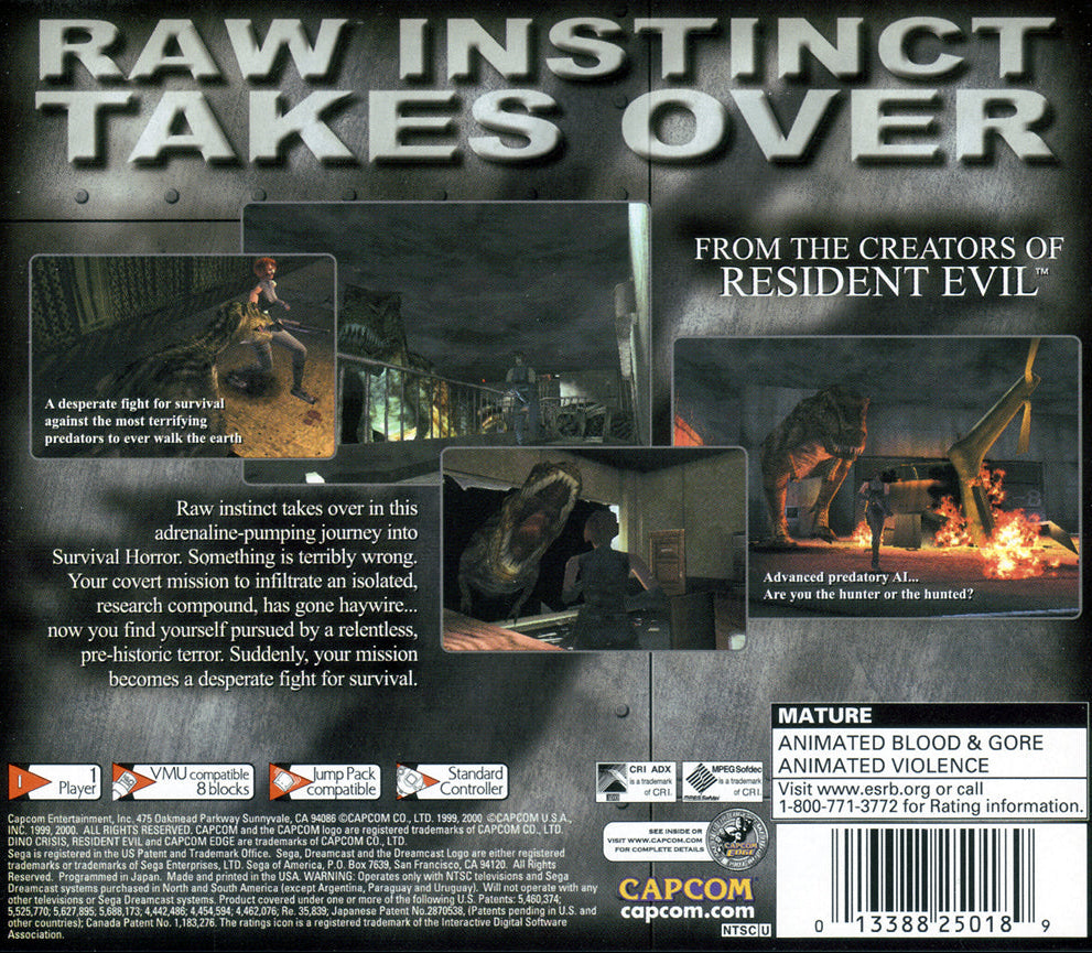 Dino Crisis Sega Dreamcast