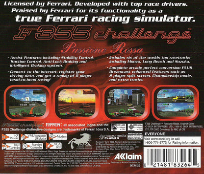F355 Challenge Sega Dreamcast
