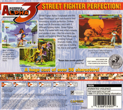 Street Fighter Alpha 3 Sega Dreamcast