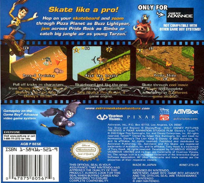 Disney's Extreme Skate Adventure GameBoy Advance
