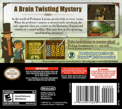 Professor Layton And The Diabolical Box Nintendo DS