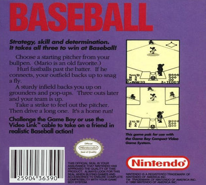 Baseball GameBoy