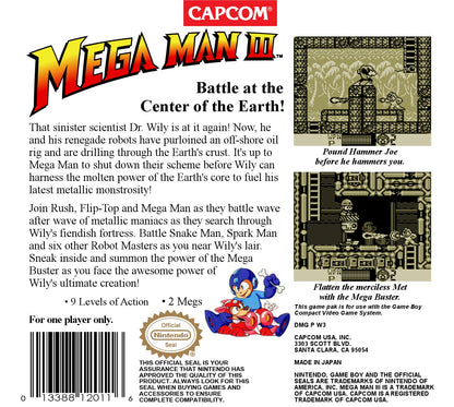 Mega Man 3 GameBoy