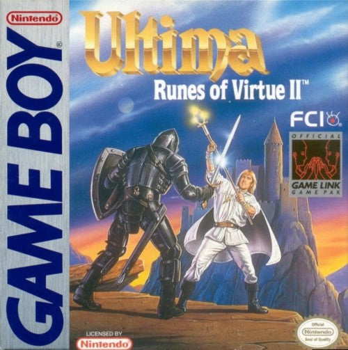 Ultima Runes of Virtue II GameBoy