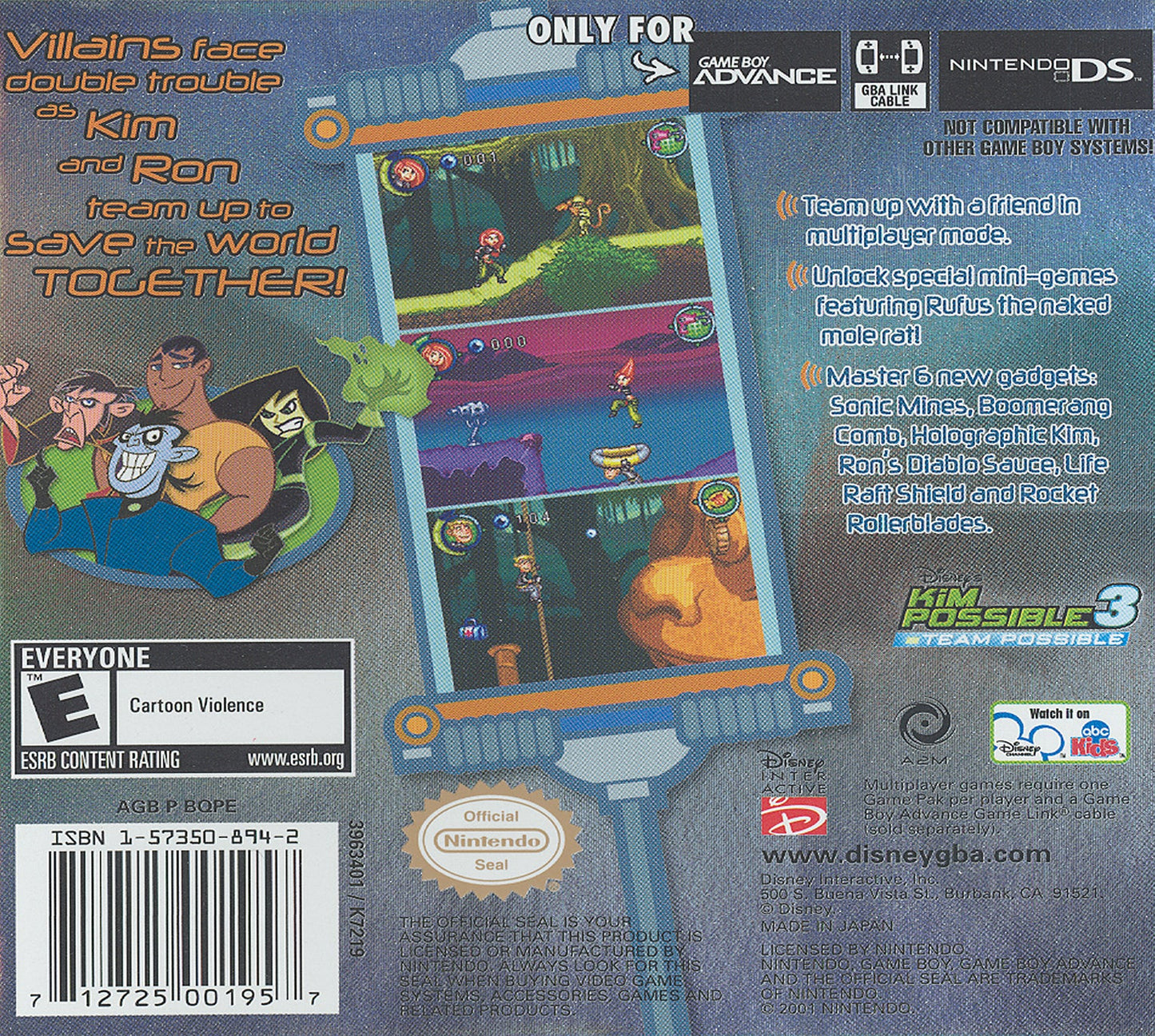 Kim Possible 3 GameBoy Advance