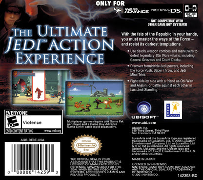Star Wars Episode III Revenge of the Sith GameBoy Advance