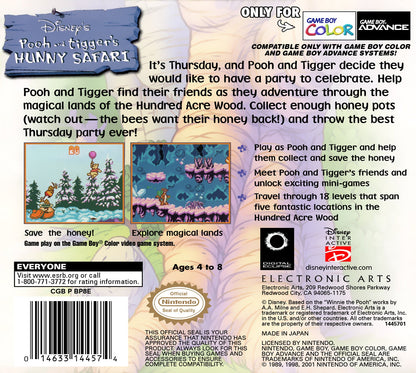 Pooh and Tigger's Hunny Safari GameBoy Color