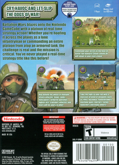 Battalion Wars Gamecube
