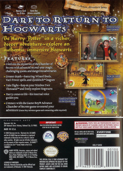 Harry Potter Chamber Of Secrets Gamecube