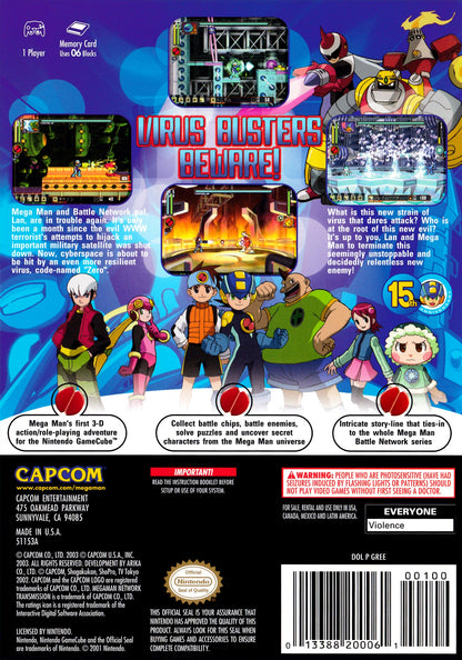 Mega Man Network Transmission Gamecube