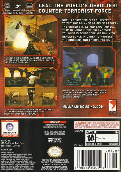 Rainbow Six 3 Gamecube