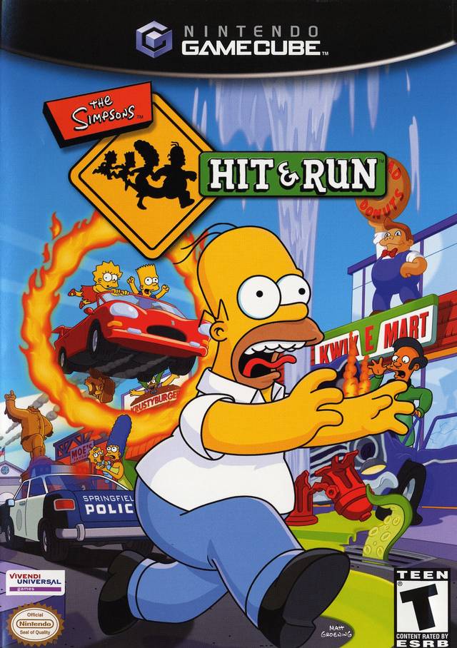 The Simpsons Hit And Run [Player's Choice] GameCube Complete