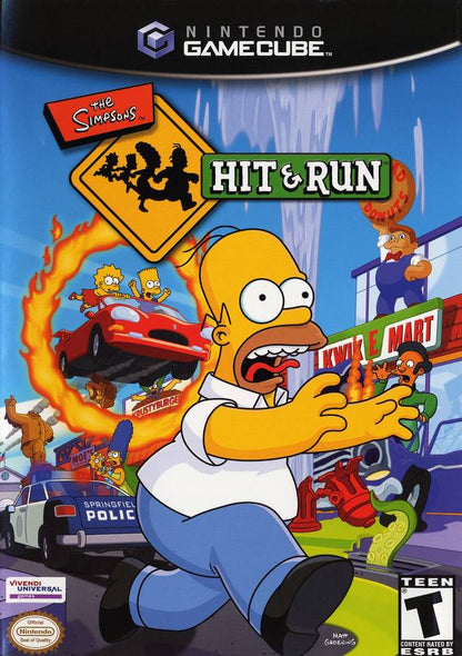 The Simpsons Hit And Run [Player's Choice] GameCube Complete