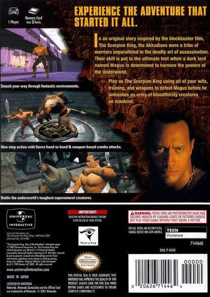 The Scorpion King Rise of the Akkadian Gamecube