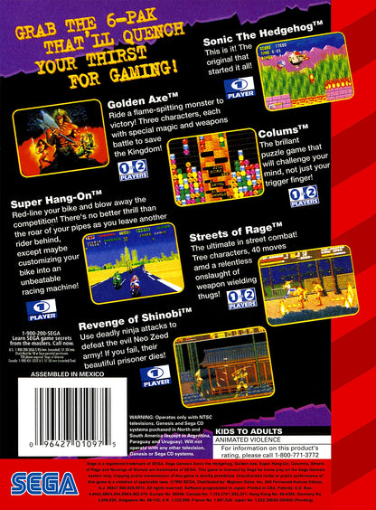 6-Pak Sega Genesis