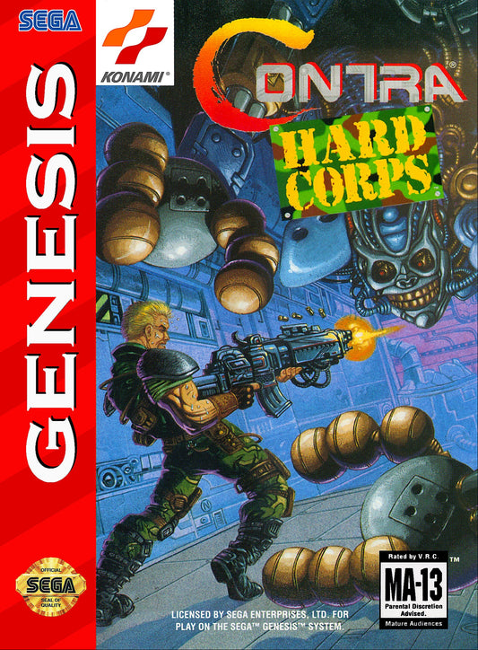 Contra Hard Corps Sega Genesis