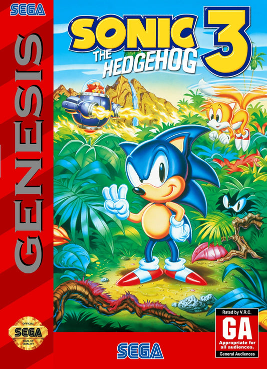 Sonic The Hedgehog 3 Sega Genesis