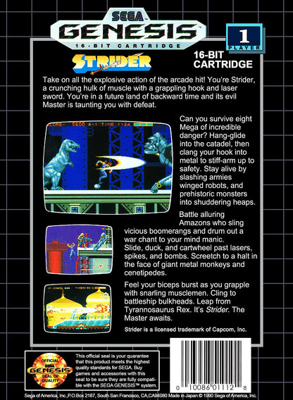 Strider Sega Genesis
