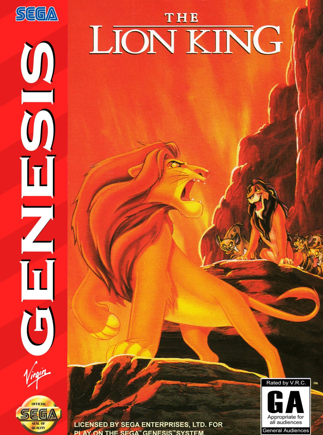 The Lion King Sega Genesis