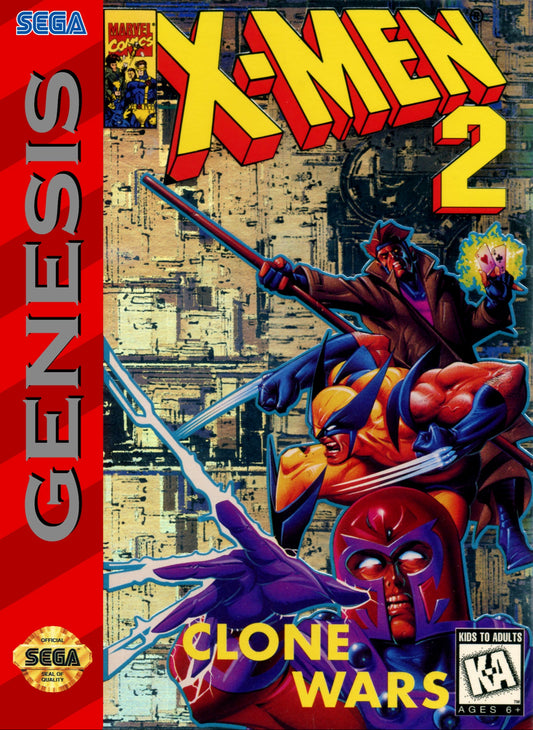 X-Men 2 The Clone Wars Sega Genesis