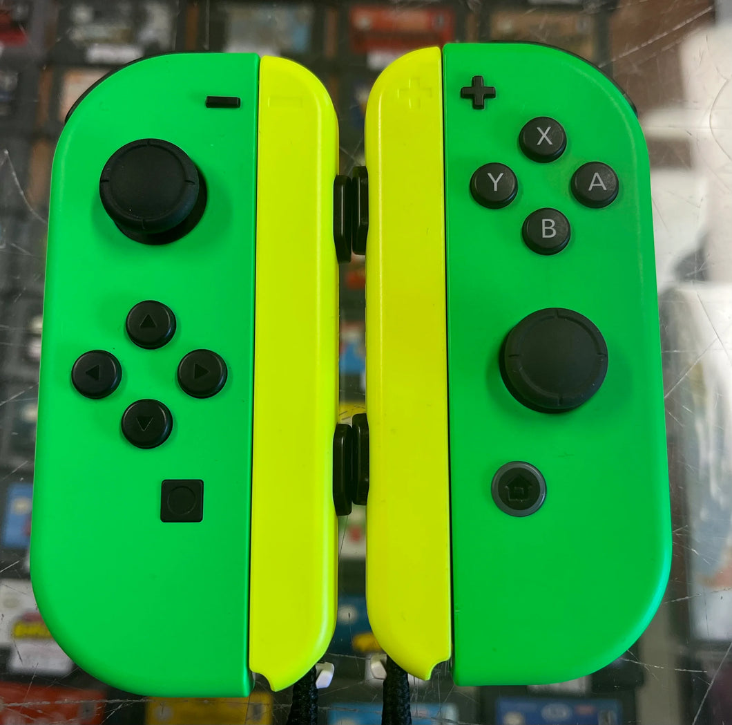 Nintendo Switch Joy-Con Neon Green With Neon Yellow Straps Nintendo Switch