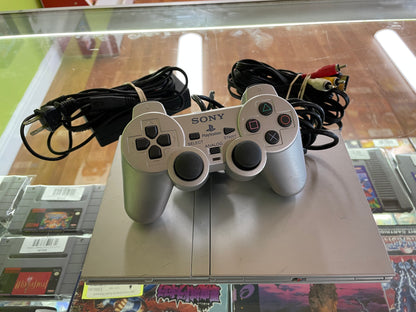 Silver PS2 (SCPH-77001) Slim Console PlayStation 2
