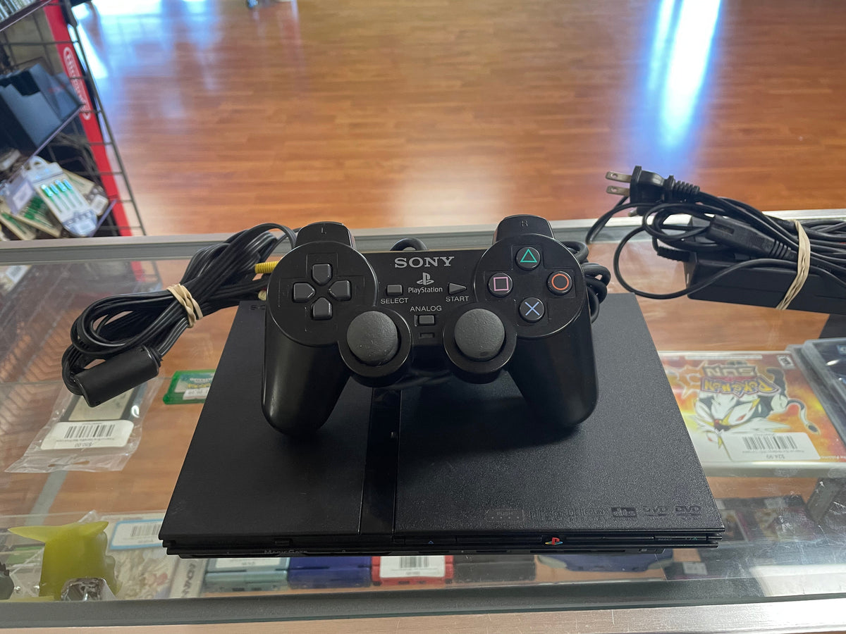 Black Slim Playstation 2 System (PS2) SCPH-70001