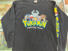 Load image into Gallery viewer, Vintage Fighting Team Pokemon 1999 Long Sleeve T-Shirt Youth Size L
