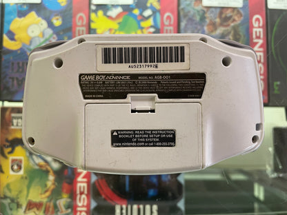 Arctic White Gameboy Advance System [AGB-001]