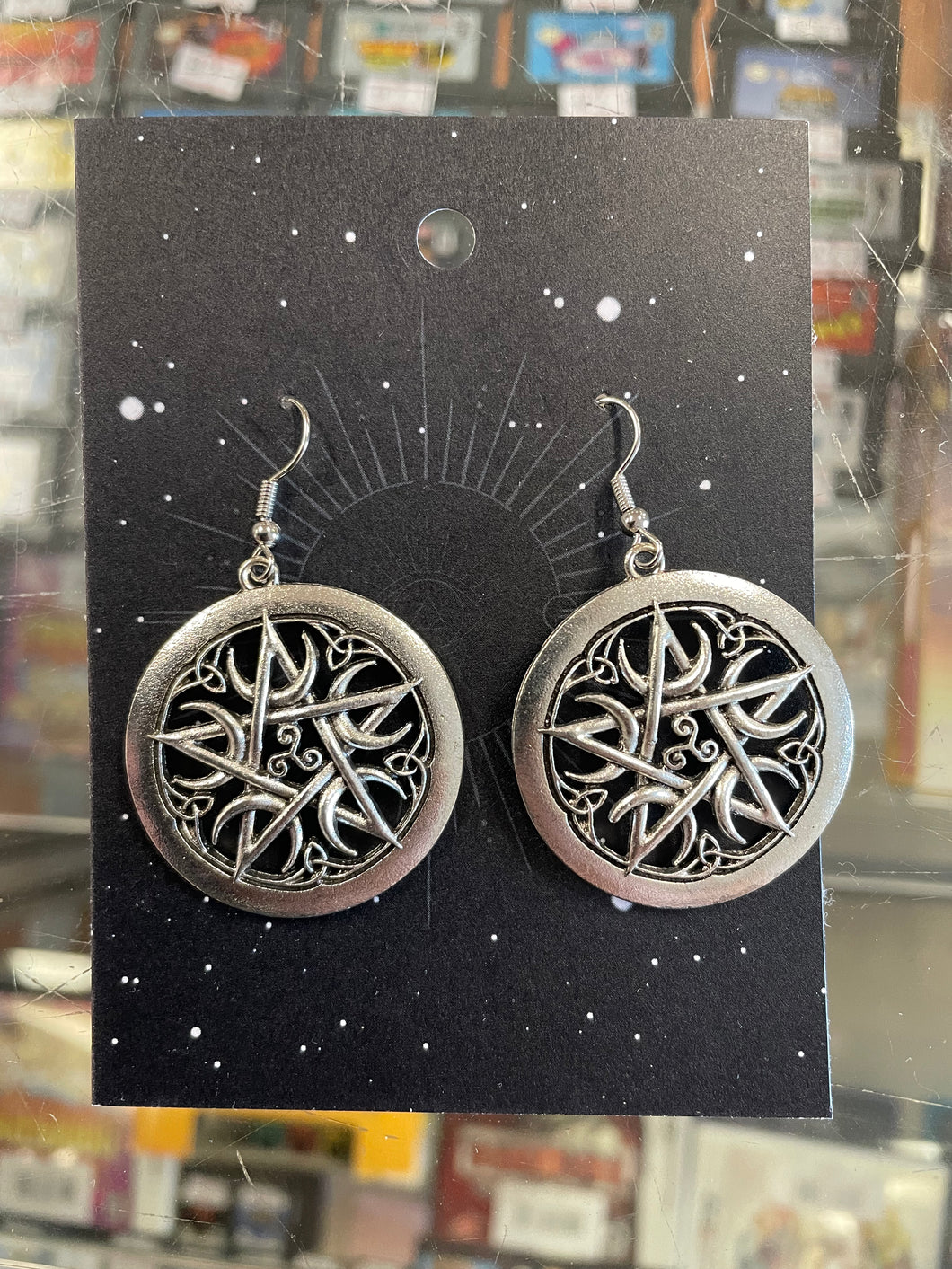 Pentagram Earrings